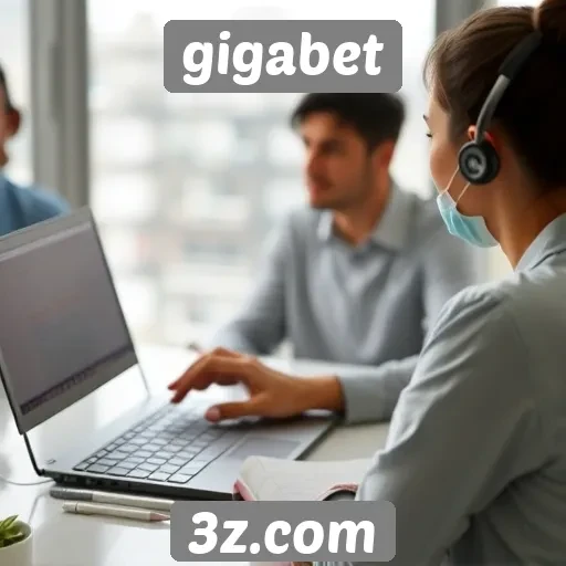 Atendimento ao cliente da Gigabet em destaque
