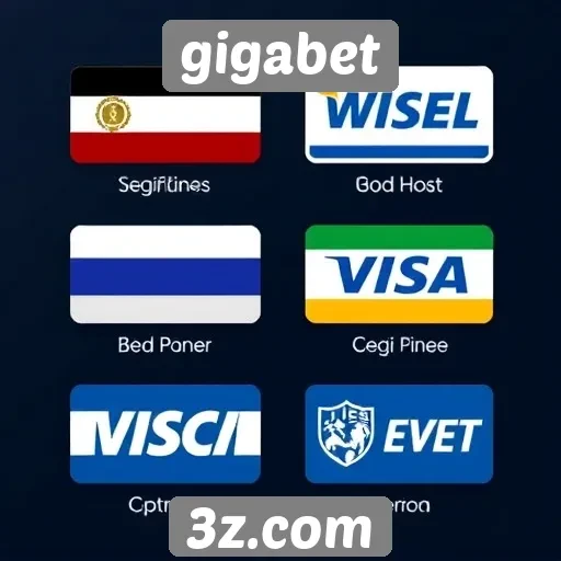 diversidade de métodos de pagamento no gigabet é atrativa