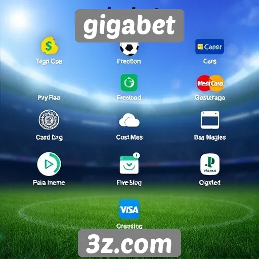 Métodos de pagamento disponíveis na plataforma gigabet